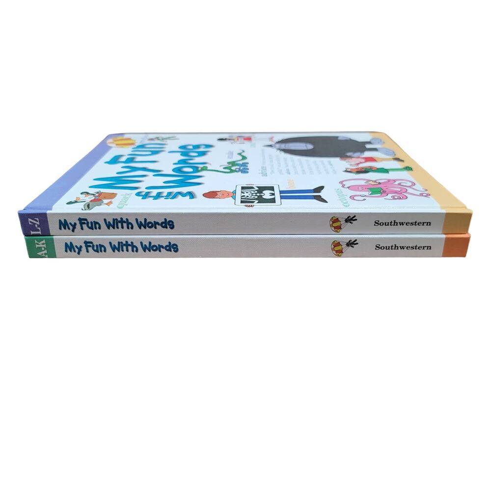 My Fun With Words Dictionary Complete 2 Lot Hardcover 2012 Set Southwestern